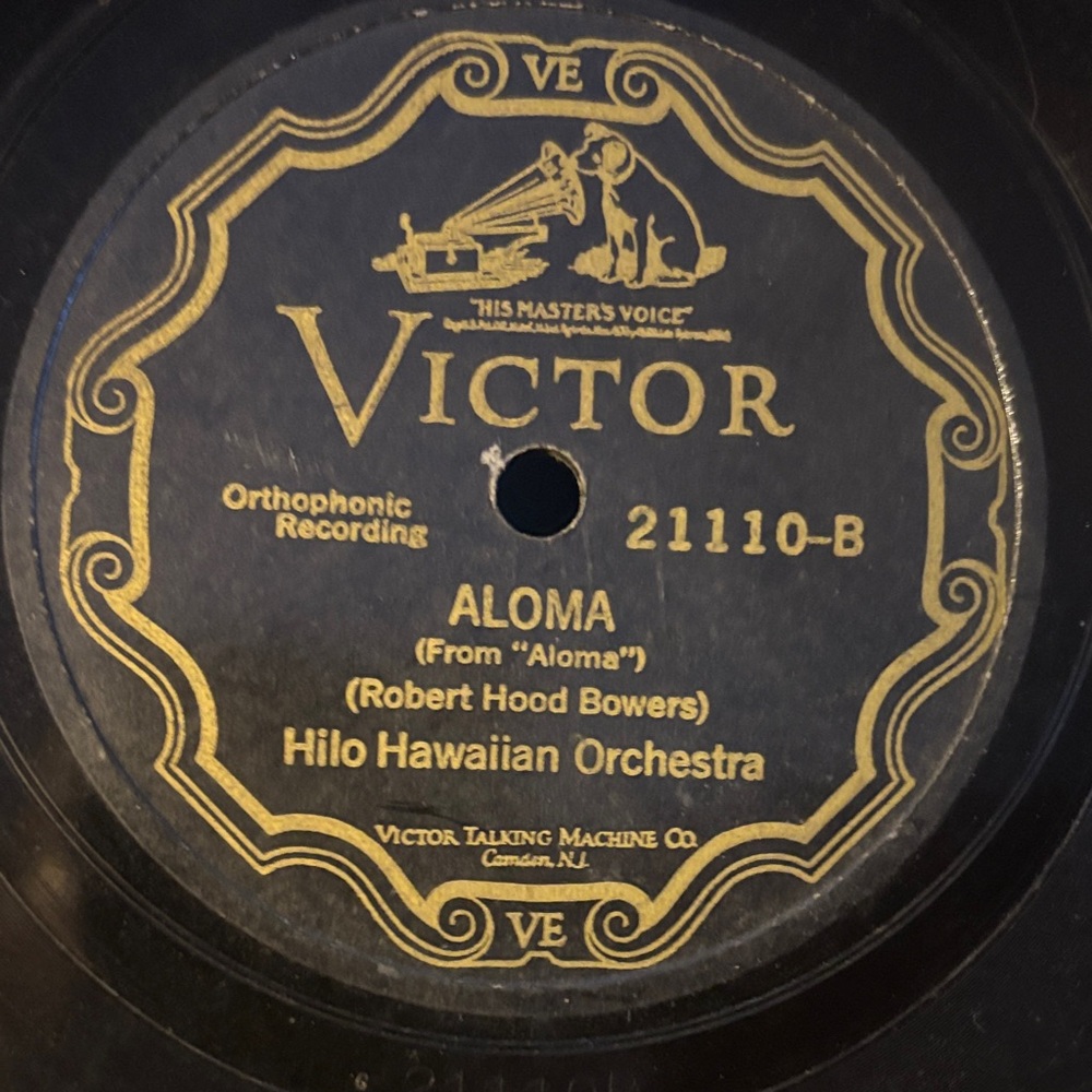 Hilo Hawaiian Orchestra , Aloma of the South Seas . Robert Hood Bowers